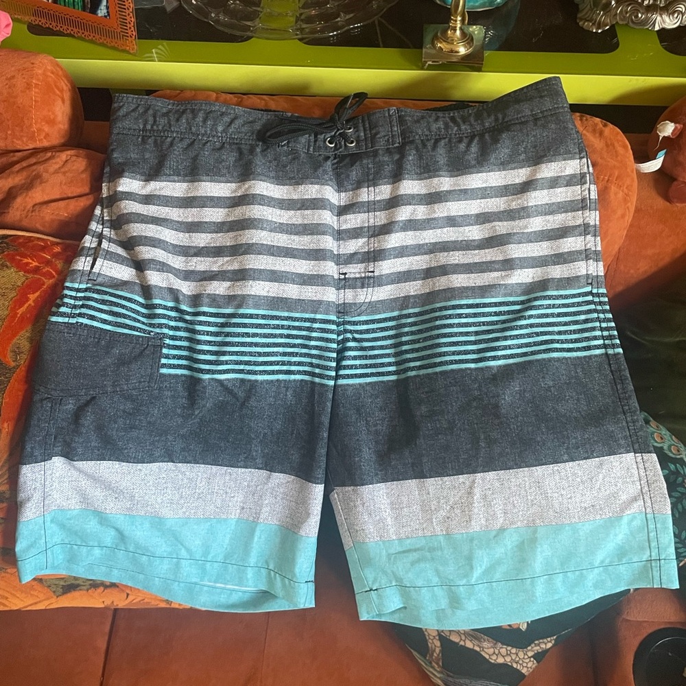 Stylish Striped Swim Shorts